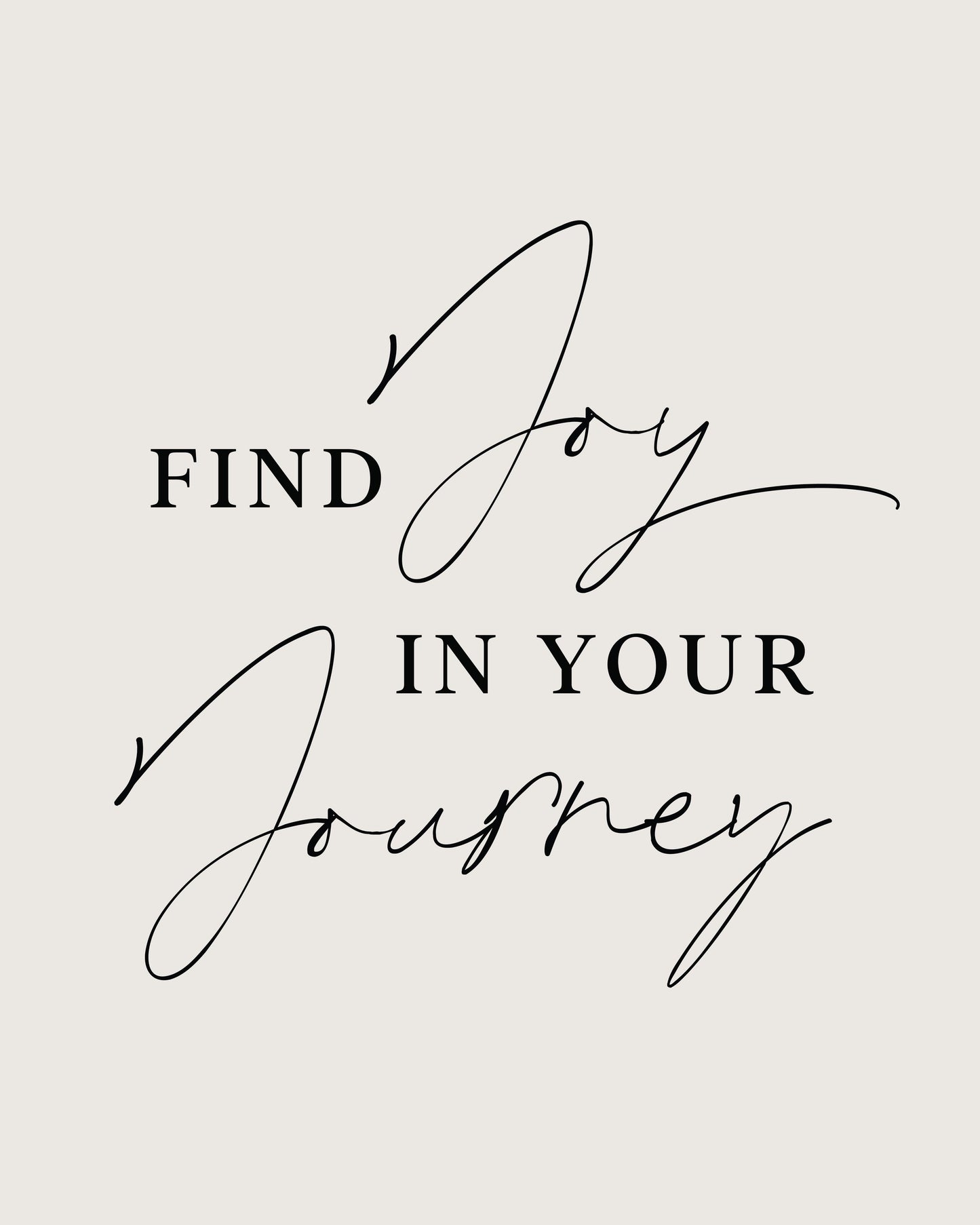 Joy In Journey - Poster / Art Print