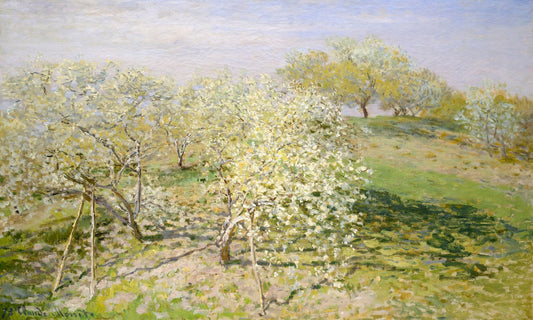 Spring (fruit Trees In Bloom) (1873) By Claude Monet - Poster / Art Print