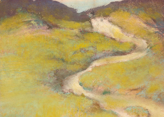 Pathway In a Field - Poster / Art Print