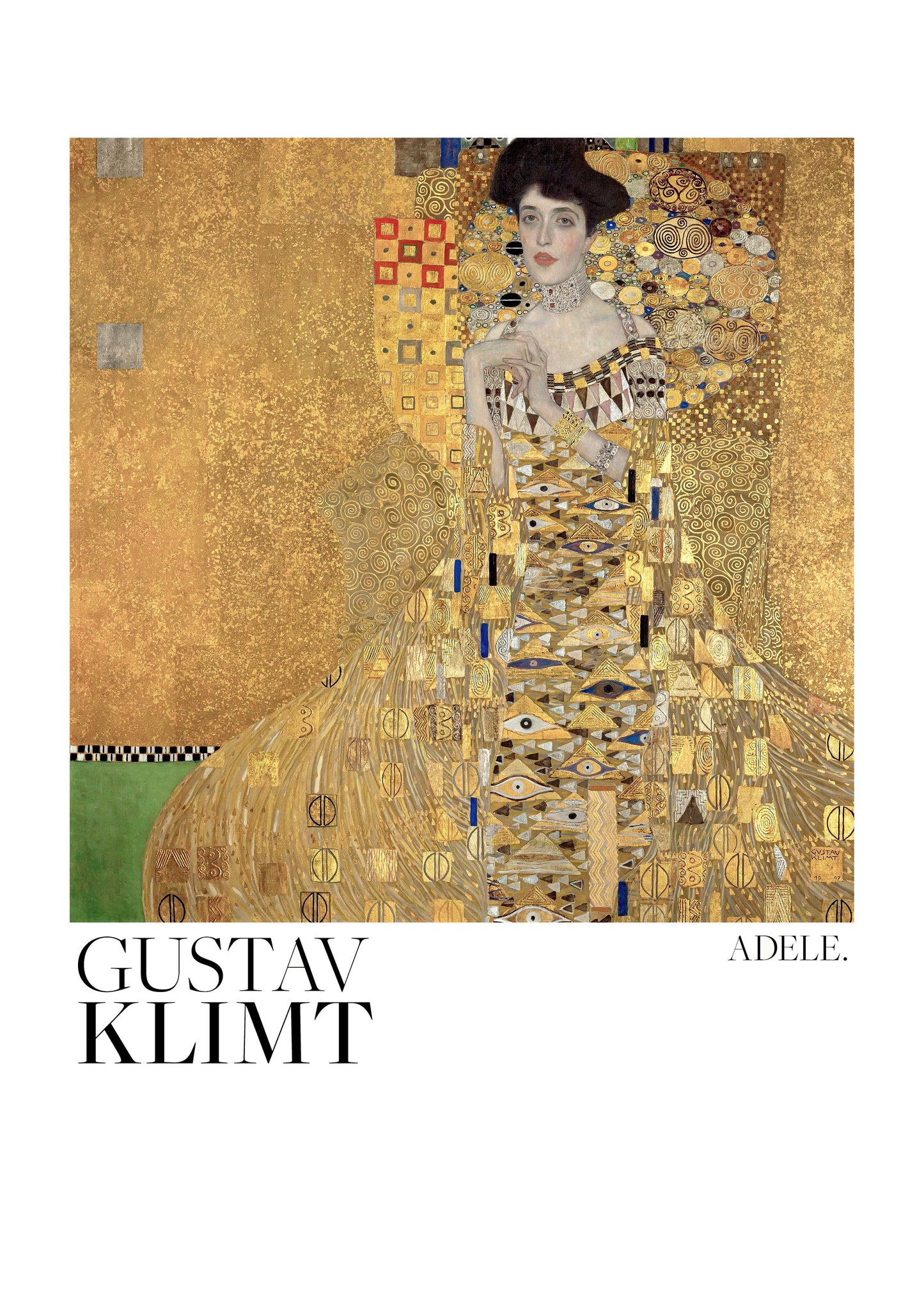 Portrait of Adele Bloch Bauer I (1907) Poster - Poster / Art Print