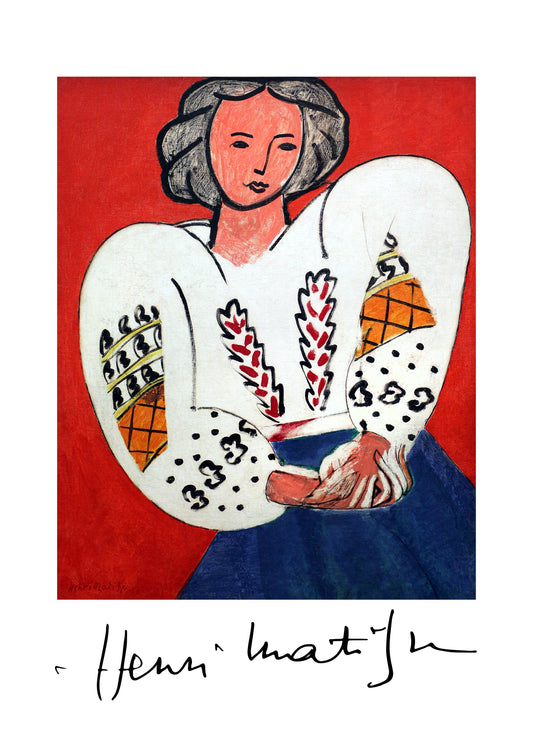 Henri Matisse, La Camicetta Romena, 1940 - Poster / Art Print