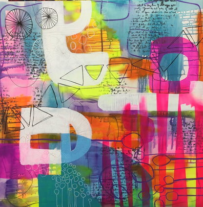 Geometric Shapes and Colorful Patterns - Poster / Art Print