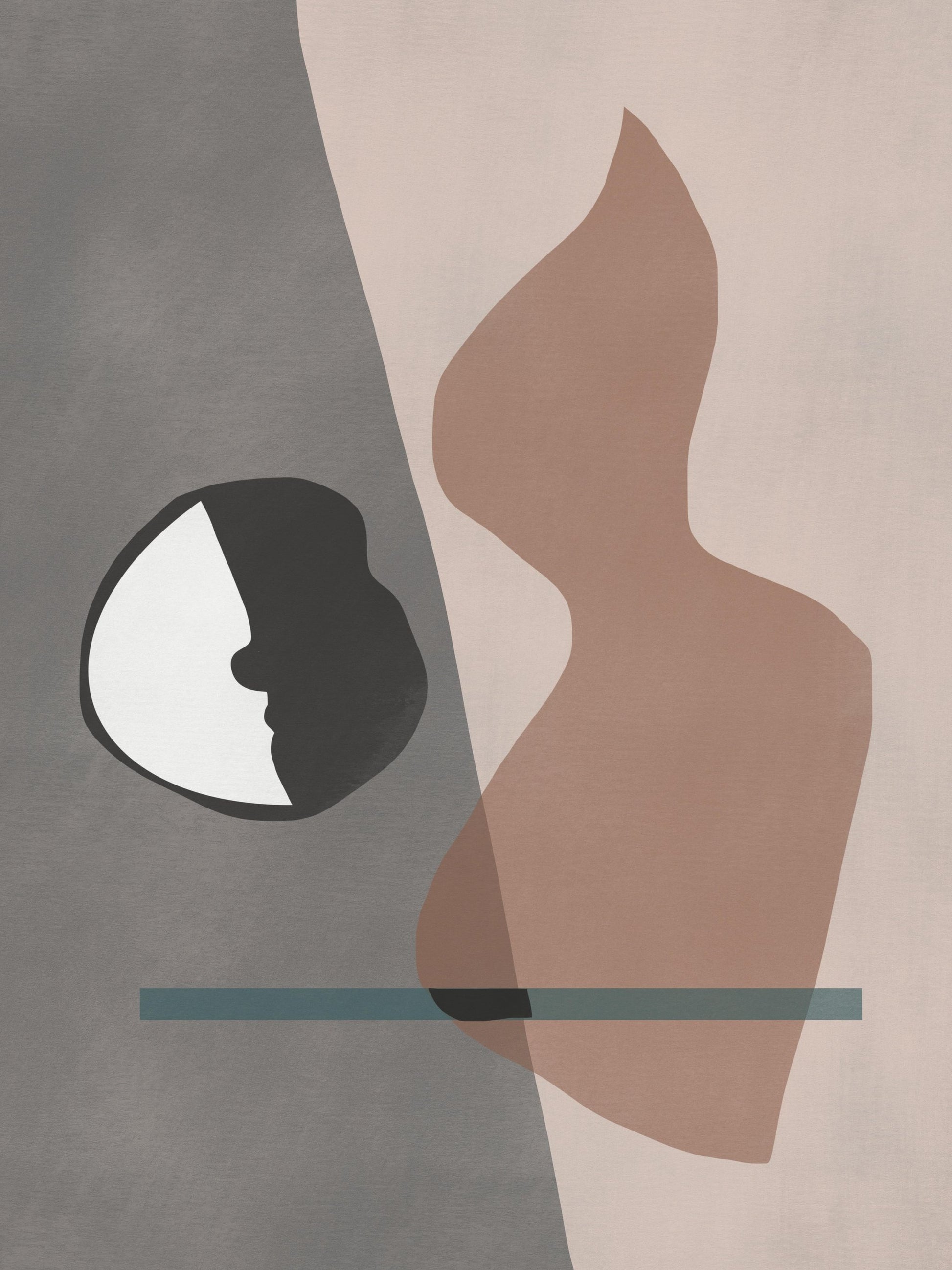 Yin Yang Fire - Poster / Art Print