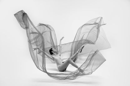 Ballerina Inside the cloth - Poster / Art Print