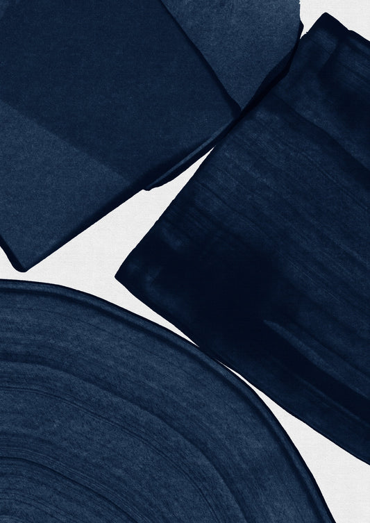 Minimalist Painting Blue II - Poster / Art Print