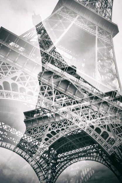 Eiffel Tower Double Exposure - Poster / Art Print