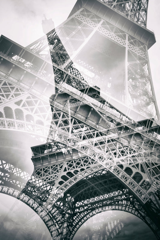 Eiffel Tower Double Exposure - Poster / Art Print