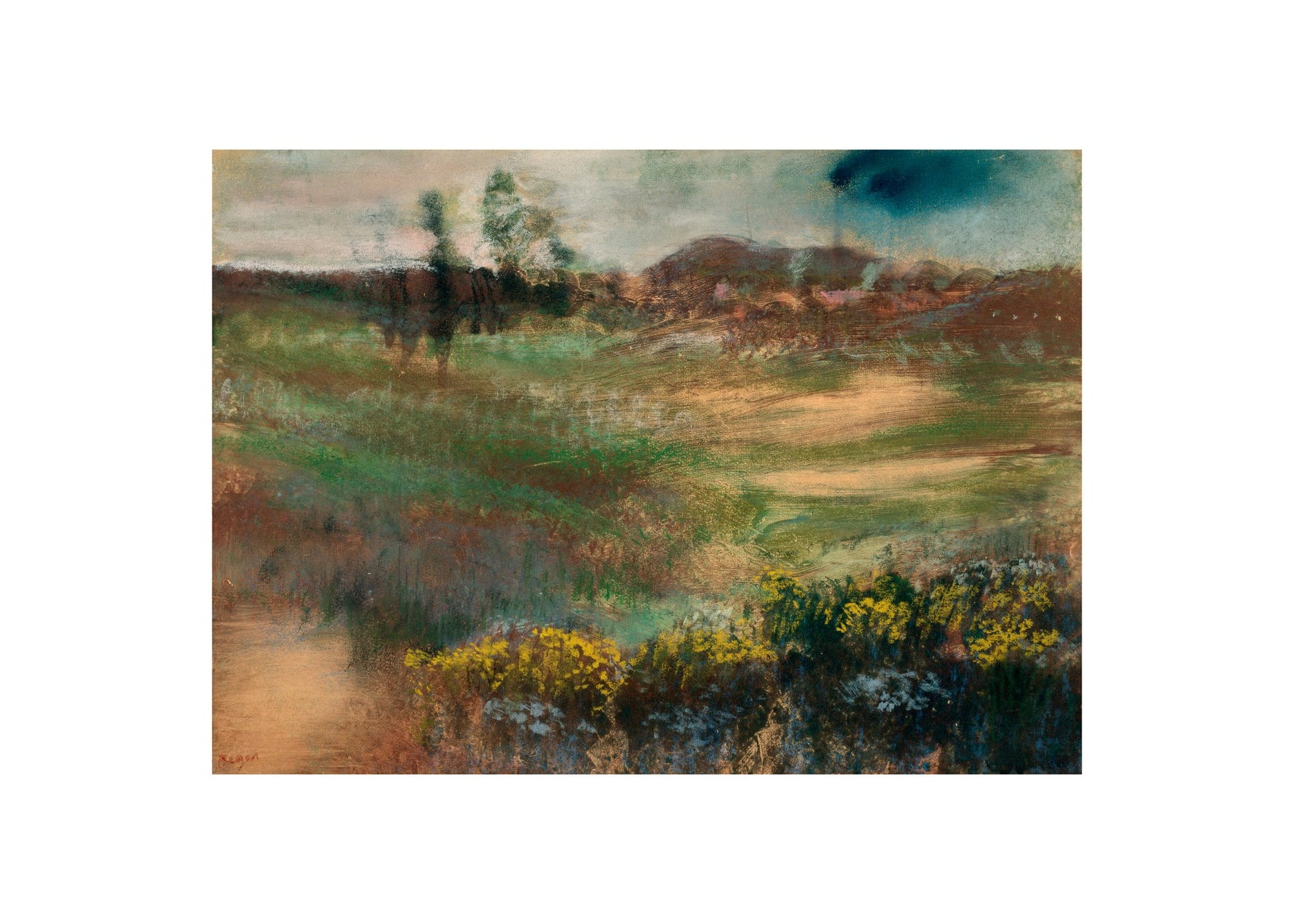 Landscape With Smokestacks  No.2 - Poster / Art Print