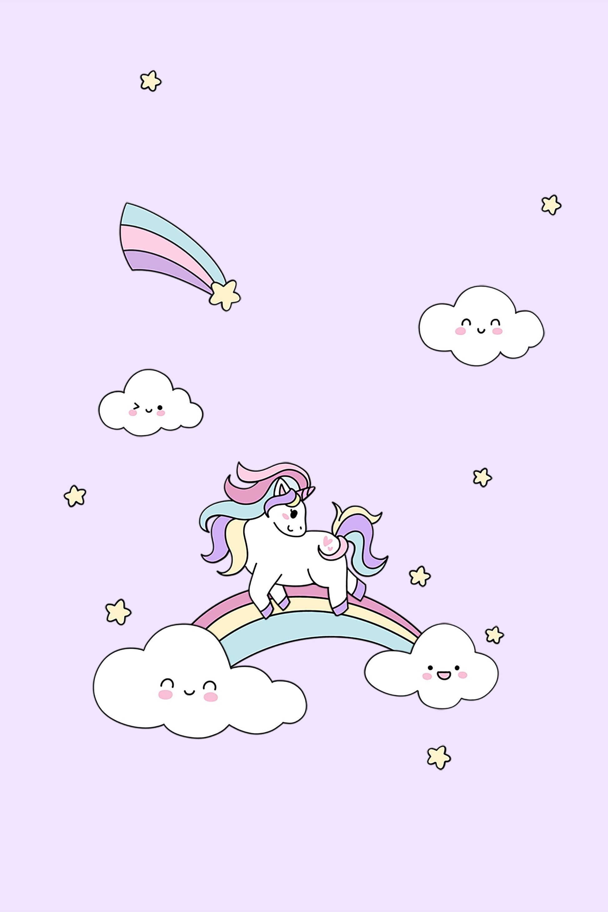 Kawaii Unicorn - Poster / Art Print