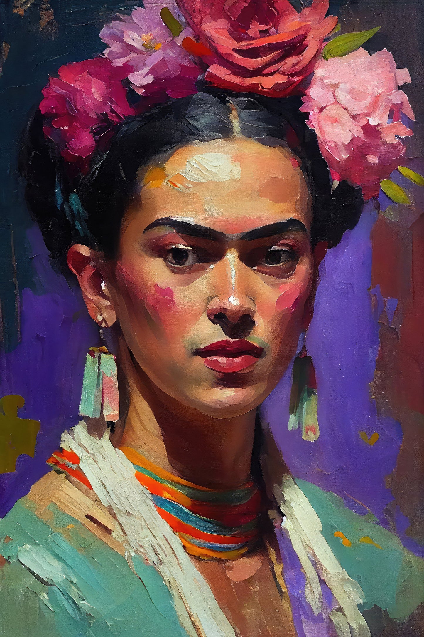 Portrait Of Frida - Poster / Art Print