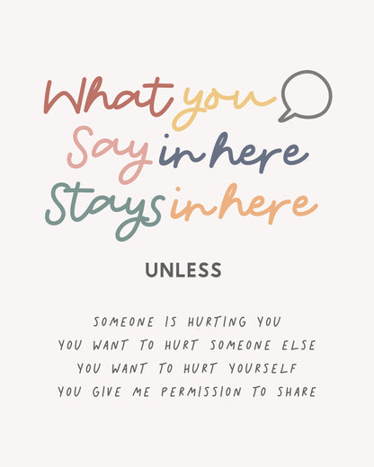 Say Here Stays Here - Poster / Art Print