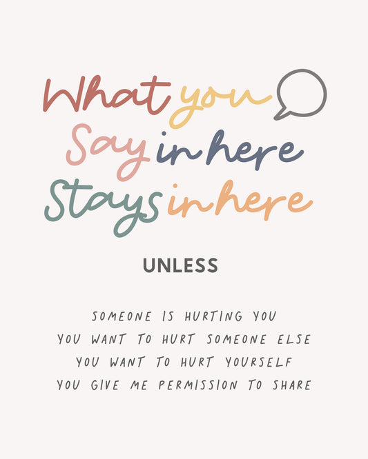 Say Here Stays Here - Poster / Art Print