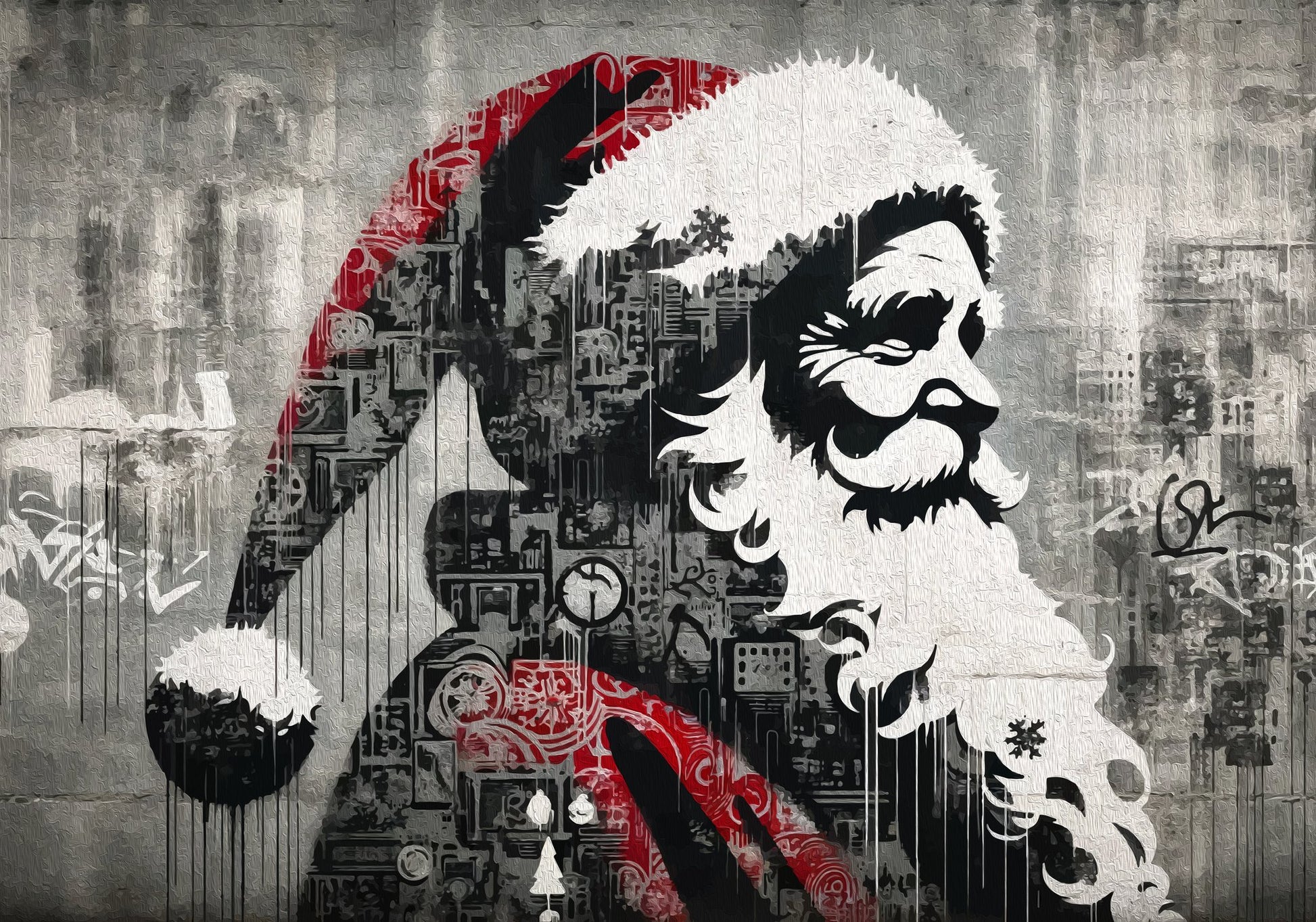 Santa - Poster / Art Print