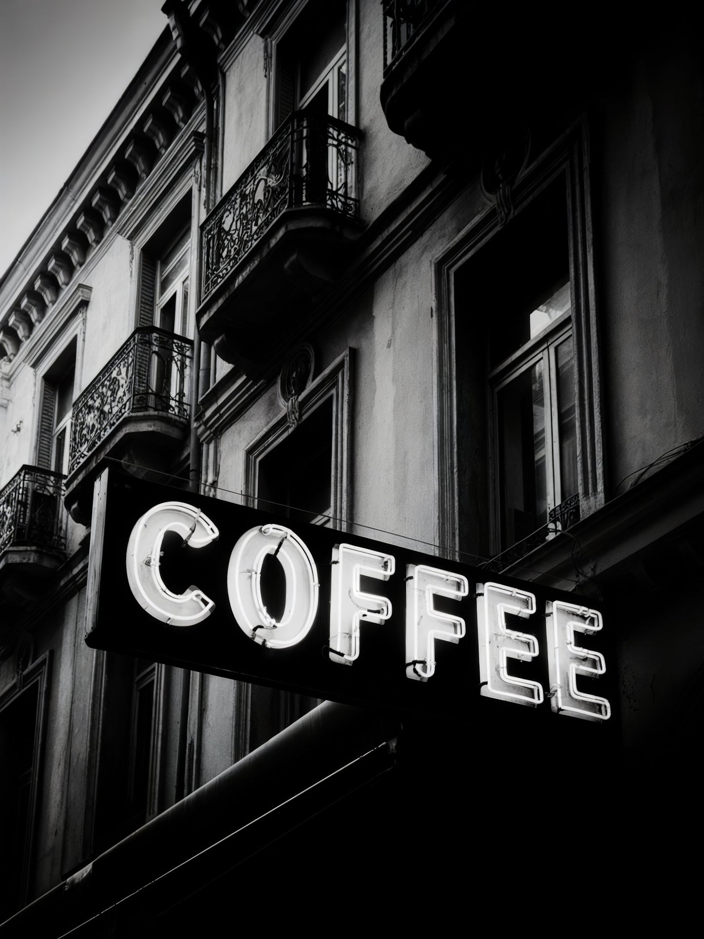 Vintage Coffee Sign No 2 - Poster / Art Print
