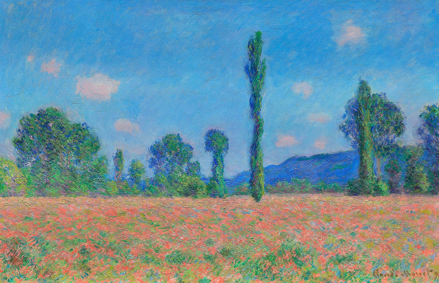 Poppy Field, Giverny (1890–1891) - Poster / Art Print