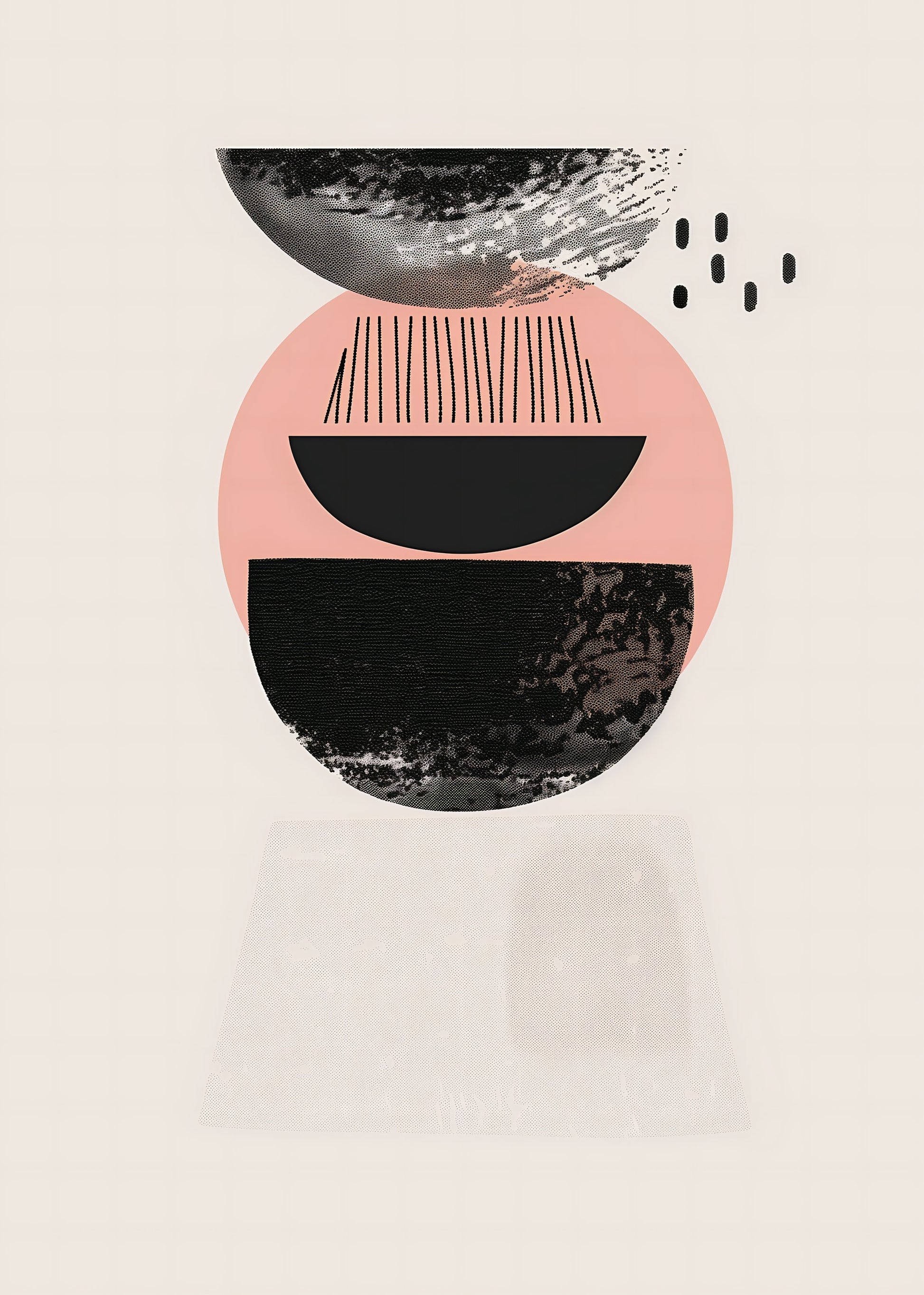 Abstract Minimalist Shapes No 8 - Poster / Art Print