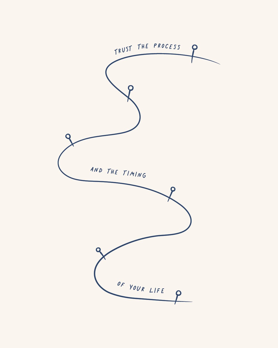 Trust The Process - Poster / Art Print