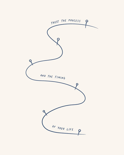 Trust The Process - Poster / Art Print