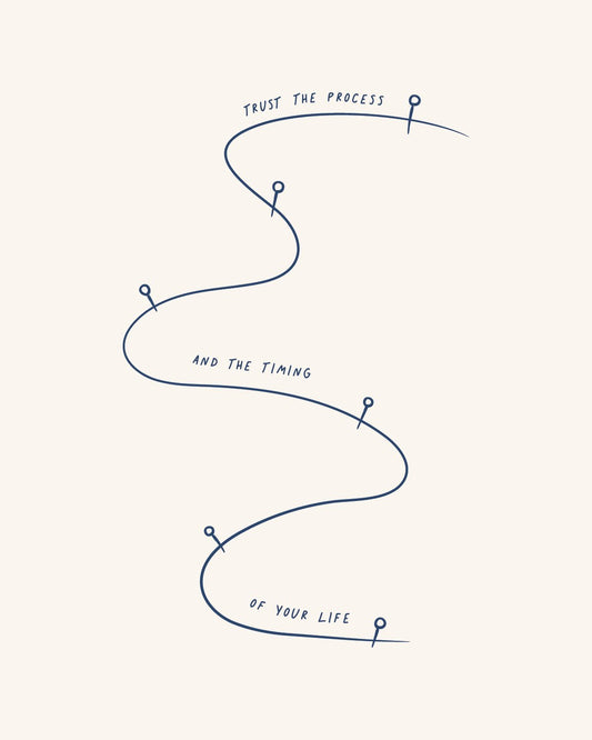 Trust The Process - Poster / Art Print