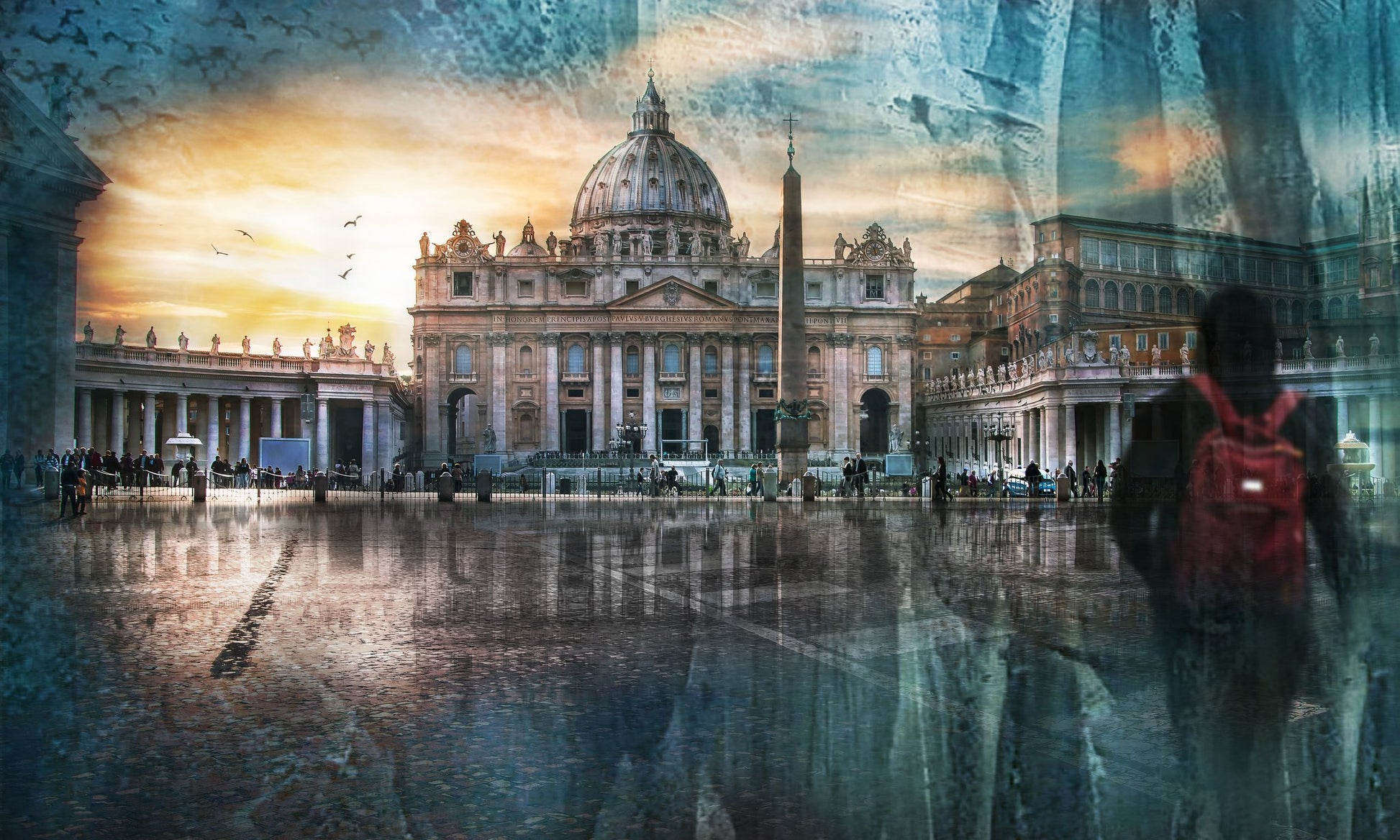 St. Peter's Square - Poster / Art Print
