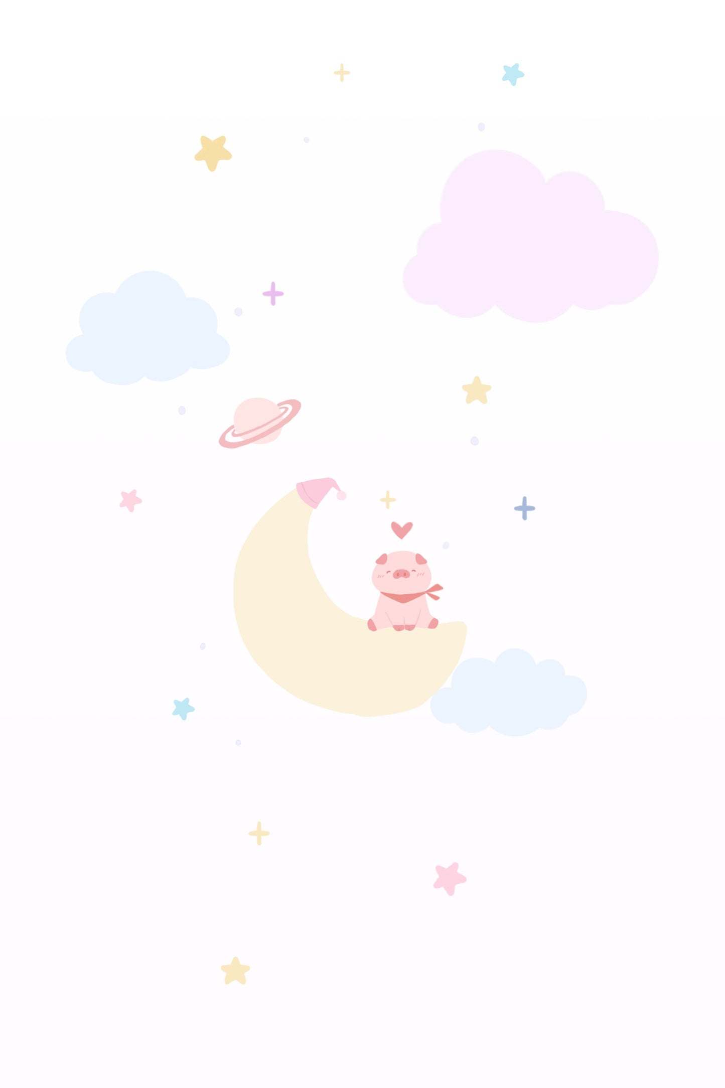 Pig On the Moon - Poster / Art Print