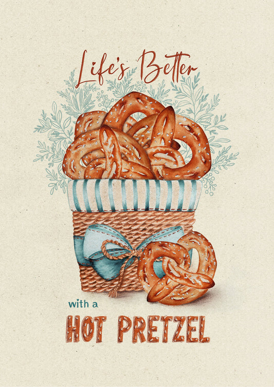 Pretzel - Poster / Art Print