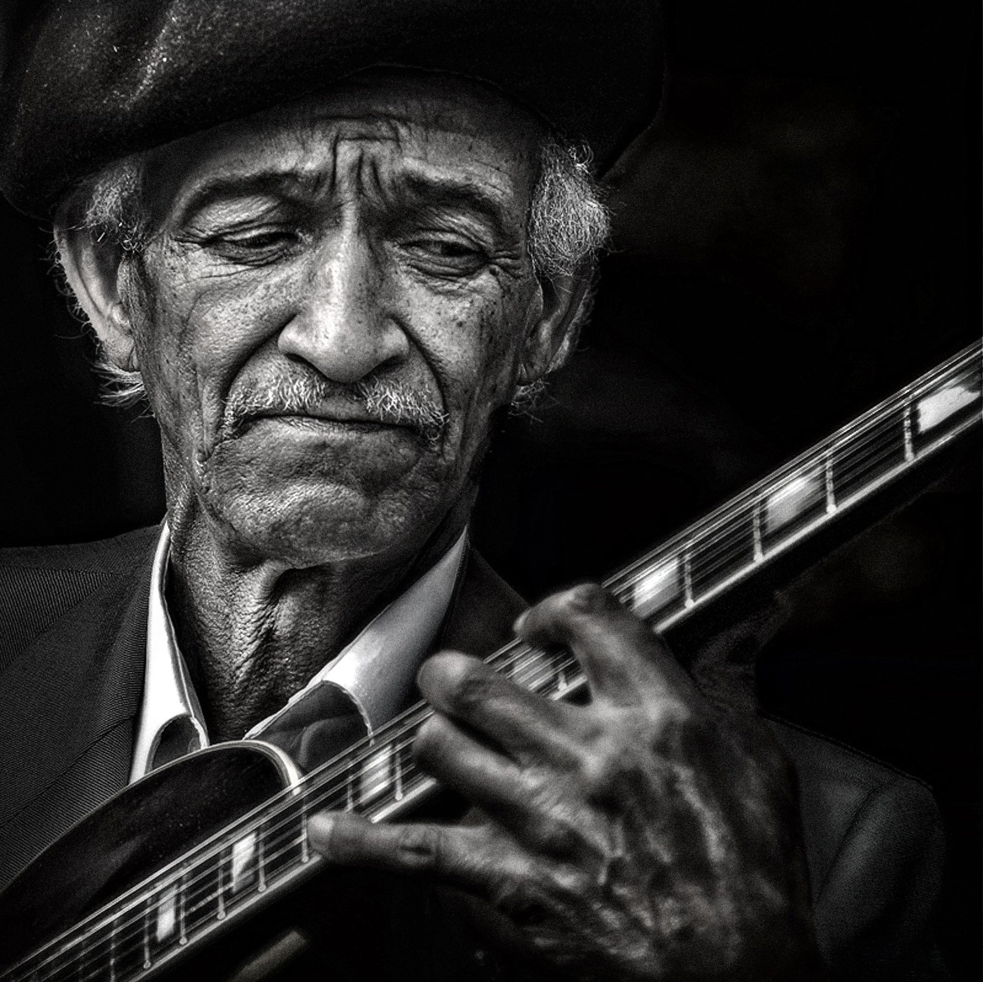 the guitarist - Poster / Art Print