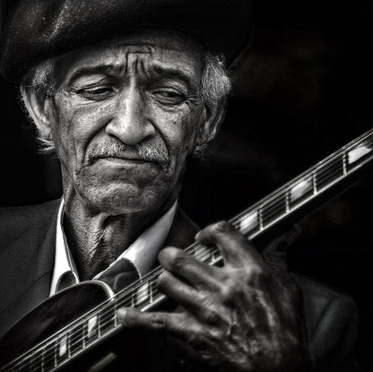the guitarist - Poster / Art Print