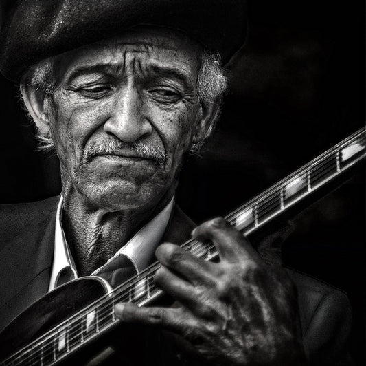 the guitarist - Poster / Art Print