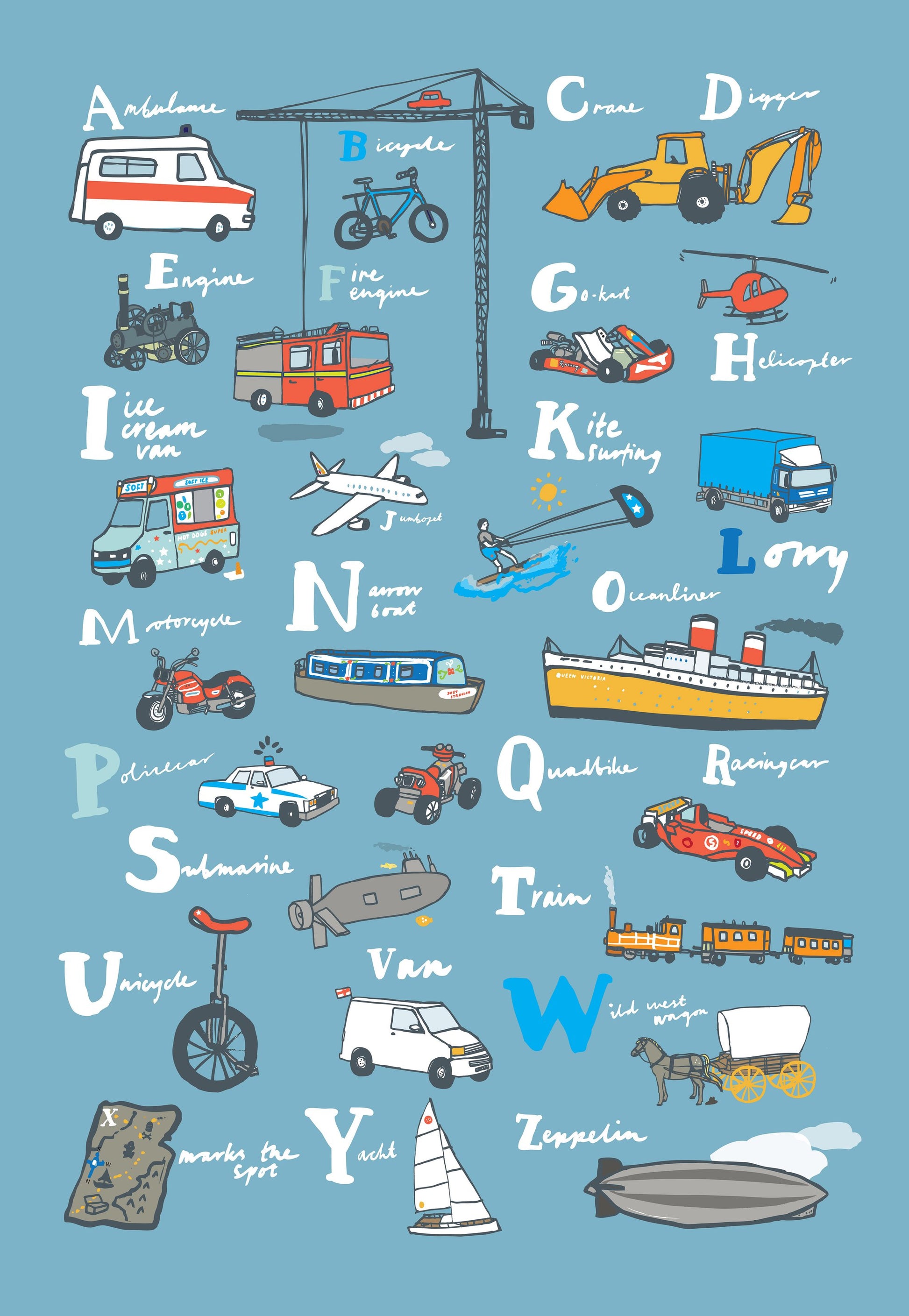 Abc Transport - Poster / Art Print