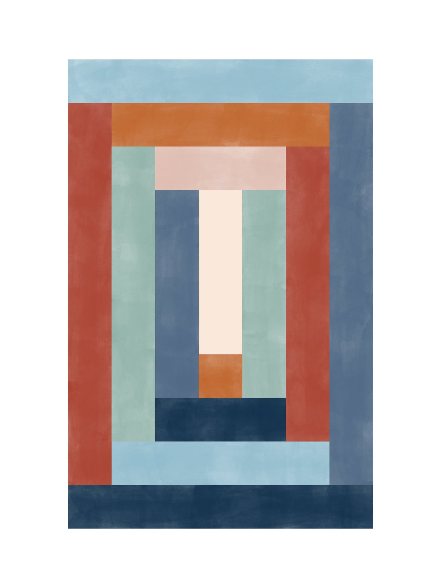 Blue rust 2 - Poster / Art Print