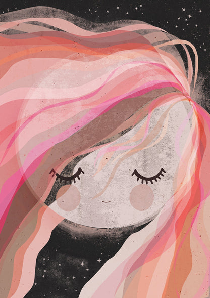 Moon Girl - Poster / Art Print