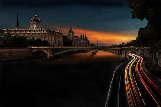 evening at La Concergierie - Poster / Art Print