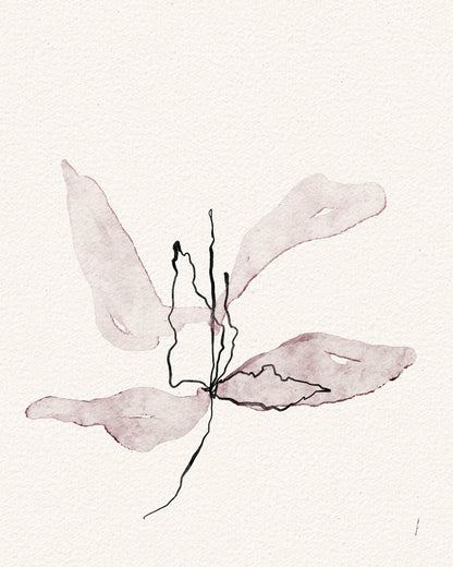 Delicate Petal Dance - Poster / Art Print