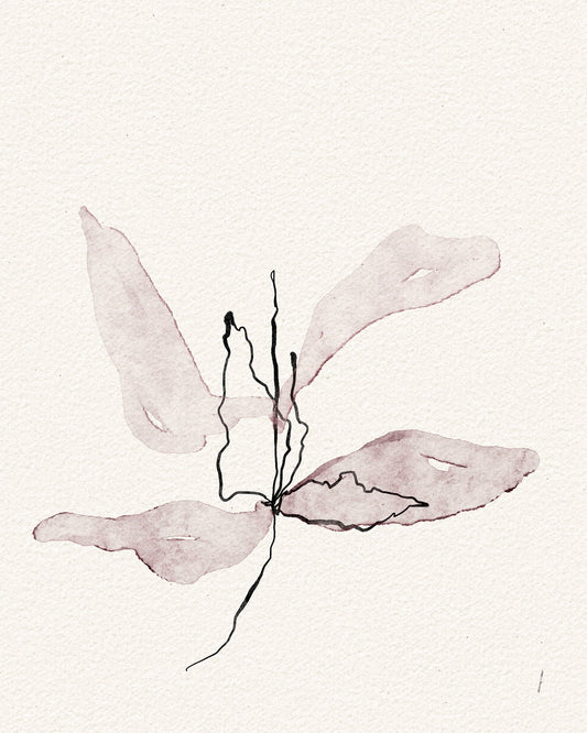 Delicate Petal Dance - Poster / Art Print