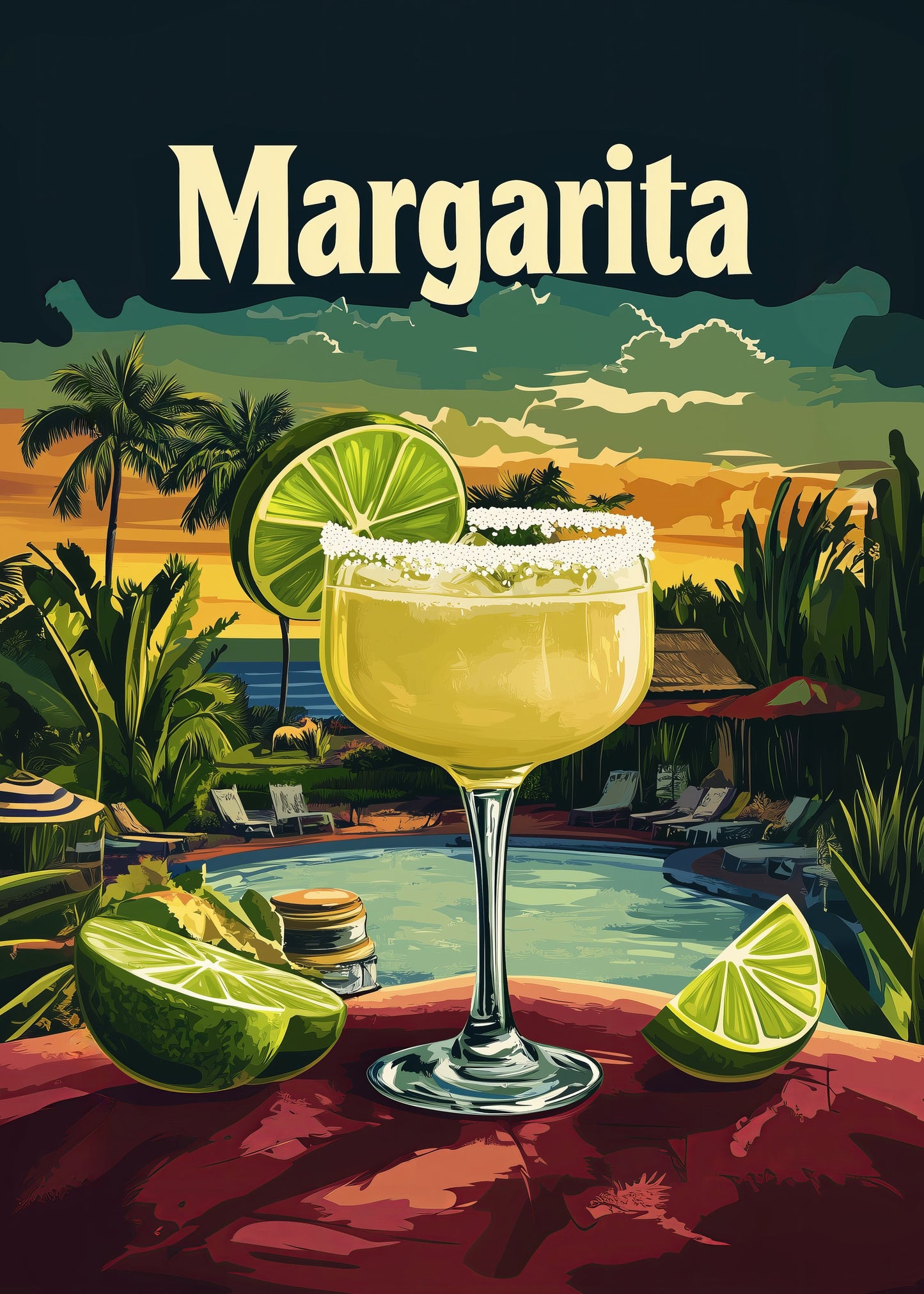 Margarita Vintage - Poster / Art Print