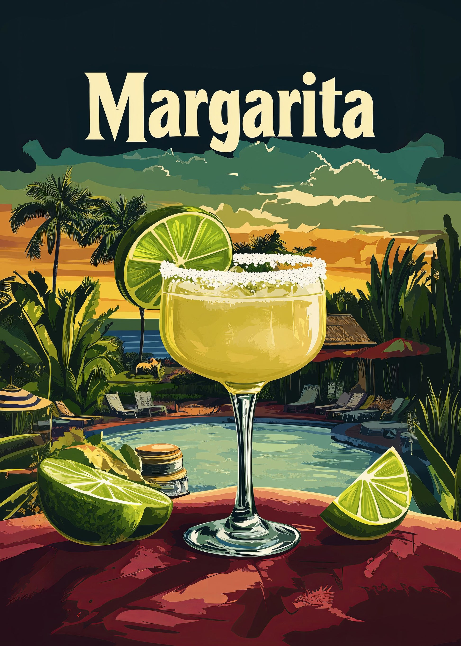 Margarita Vintage - Poster / Art Print