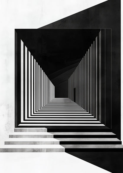 Abstract Hallway - Poster / Art Print