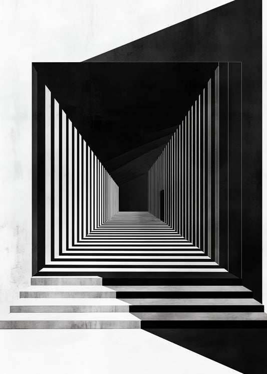 Abstract Hallway - Poster / Art Print