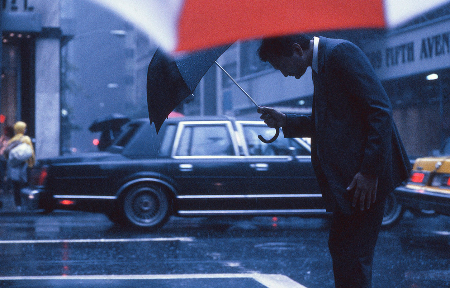 A bow to the rain (from the series New York Blues) - Poster / Art Print