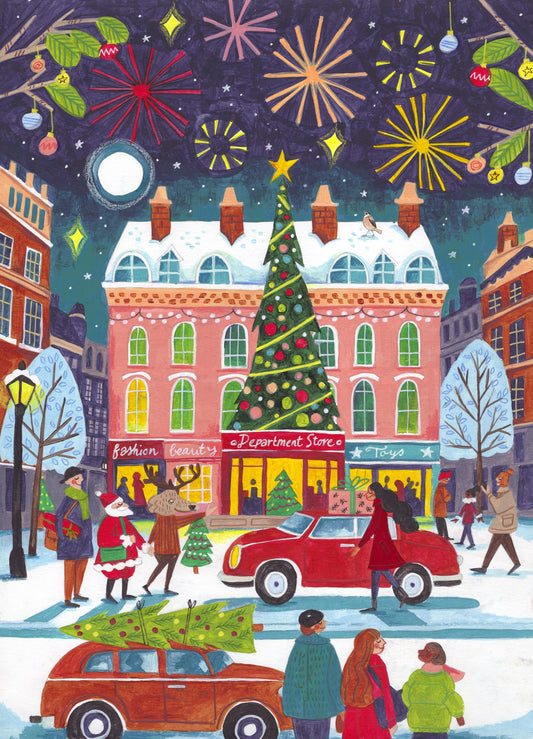Christmas in the City - Poster / Art Print
