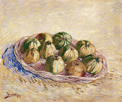 Still Life, Basket of Apples (1887) - Poster / Art Print