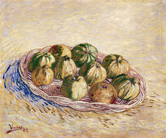 Still Life, Basket of Apples (1887) - Poster / Art Print