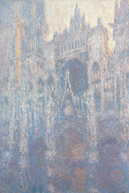 The Portal of Rouen Cathedral In Morning Light (1894) - Poster / Art Print