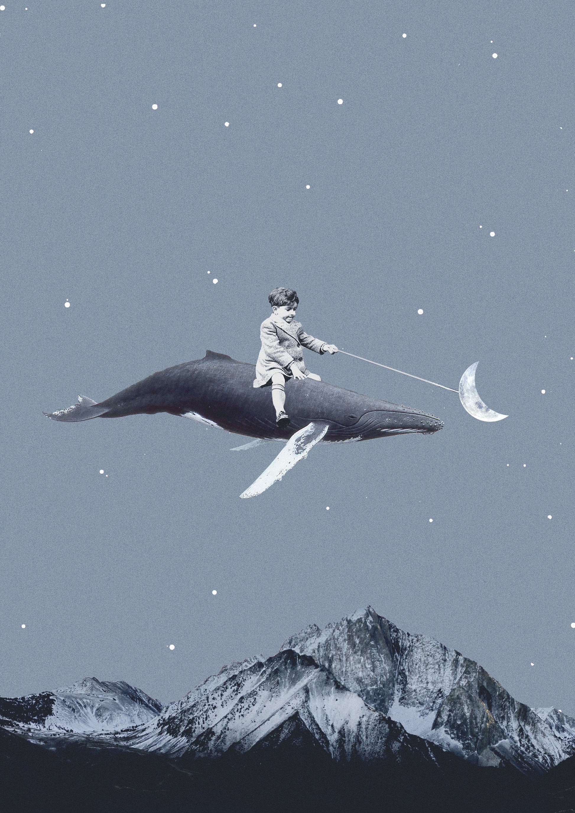 Aim for the moon - Poster / Art Print
