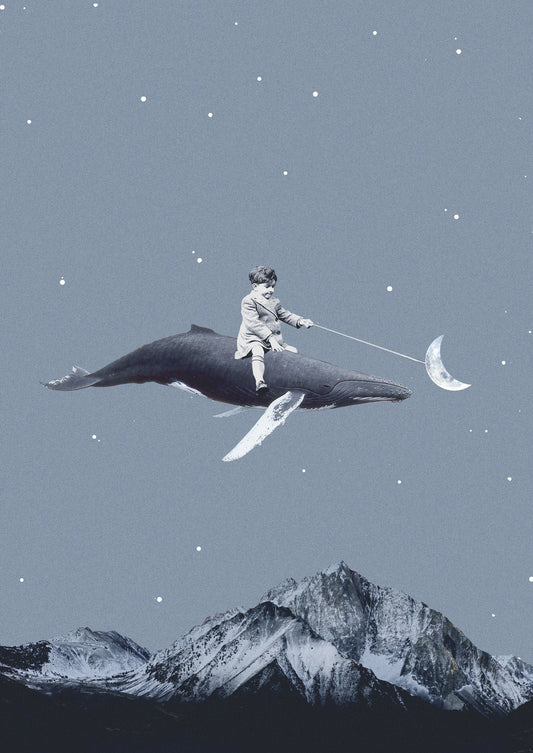 Aim for the moon - Poster / Art Print