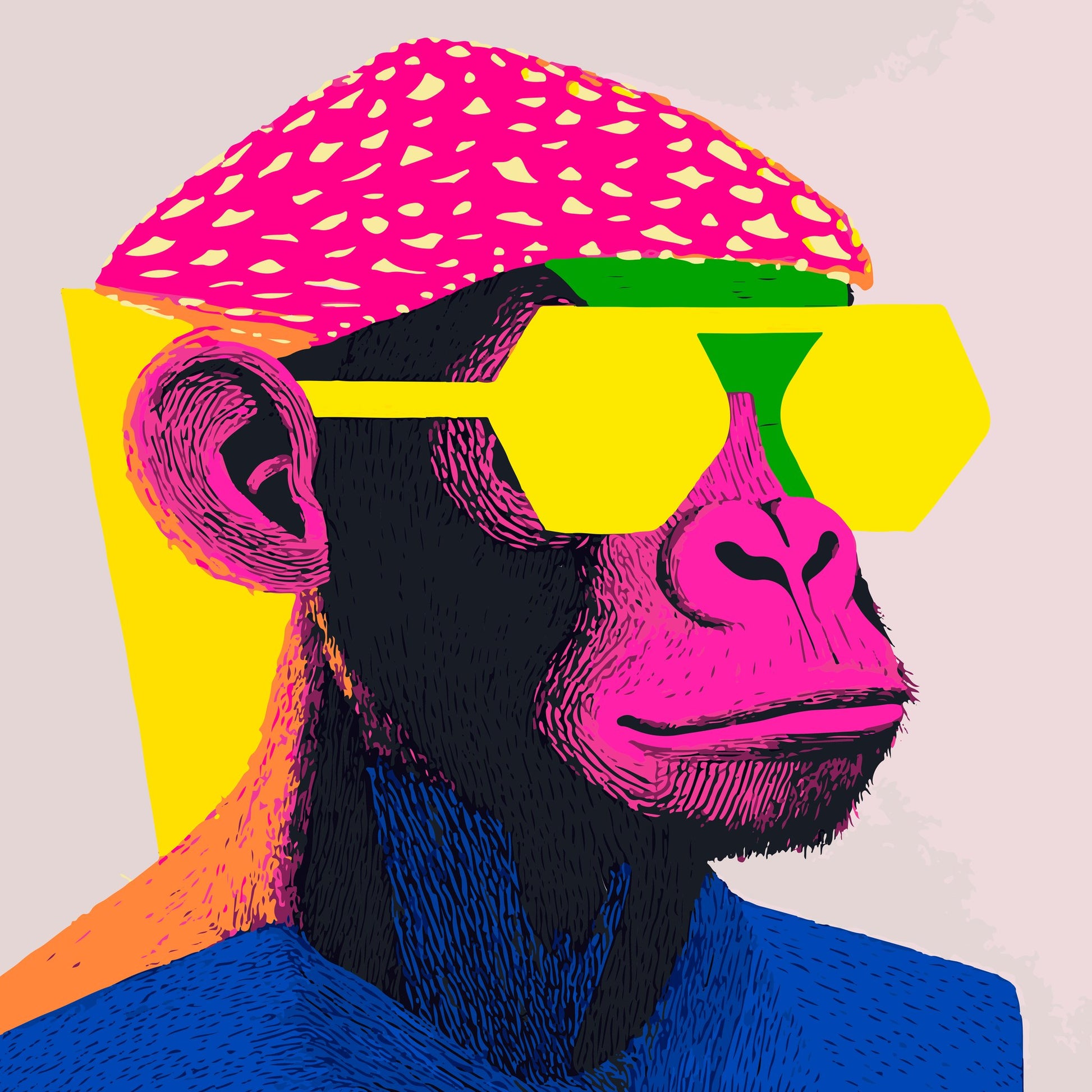 Cool Monkey - Poster / Art Print