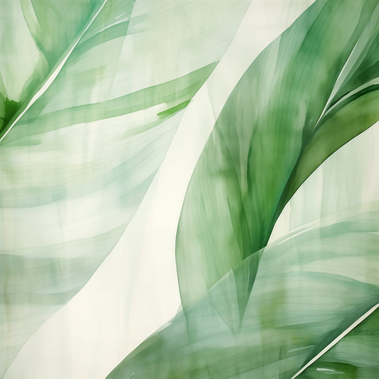 Abstract Banana Leaf - Poster / Art Print