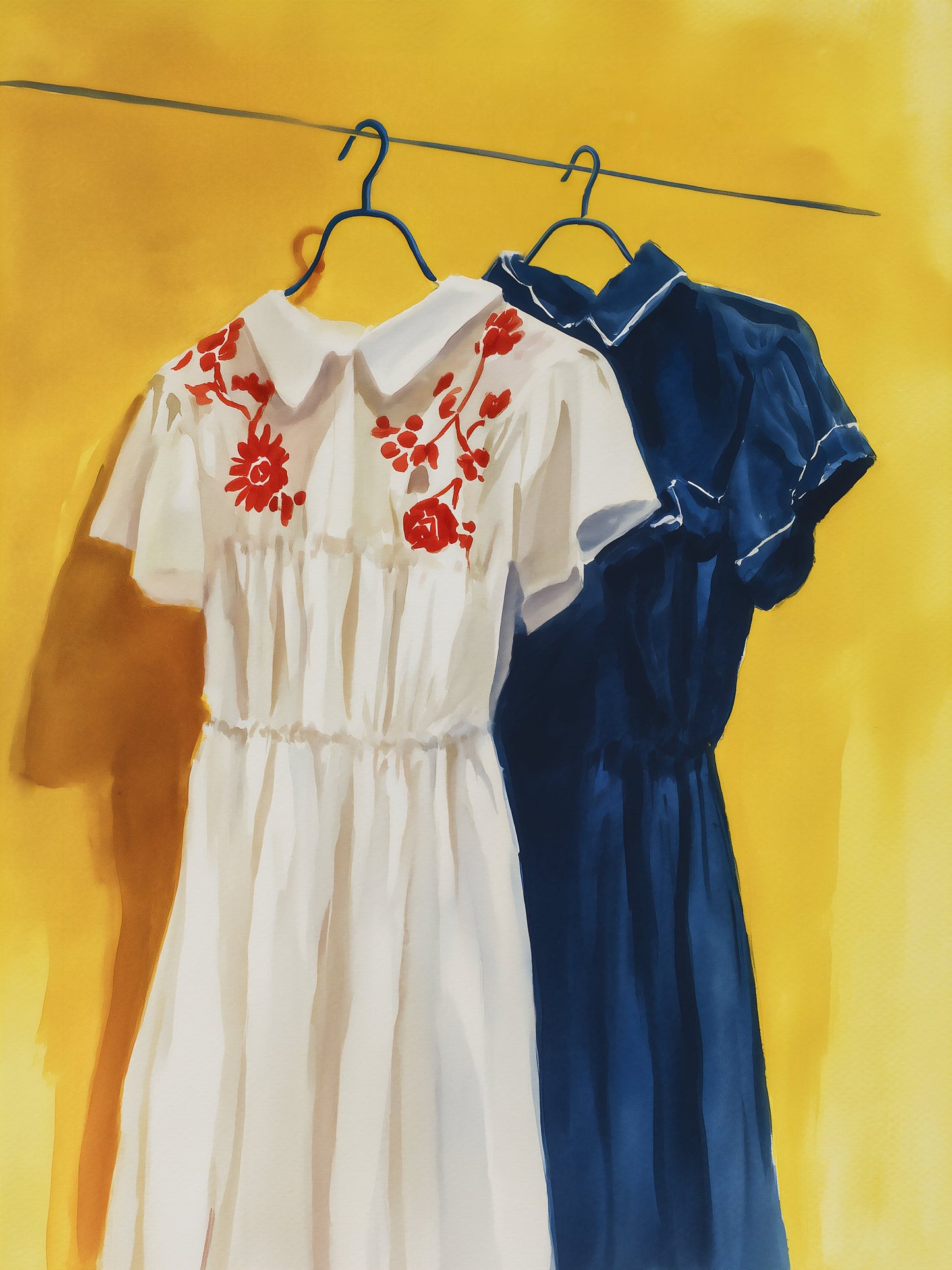 Two Dresses - Poster / Art Print