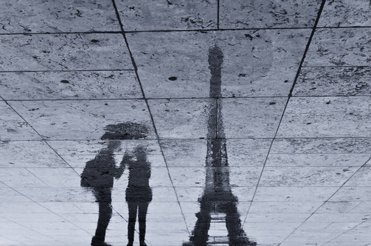 Under the Rain in Paris - Poster / Art Print